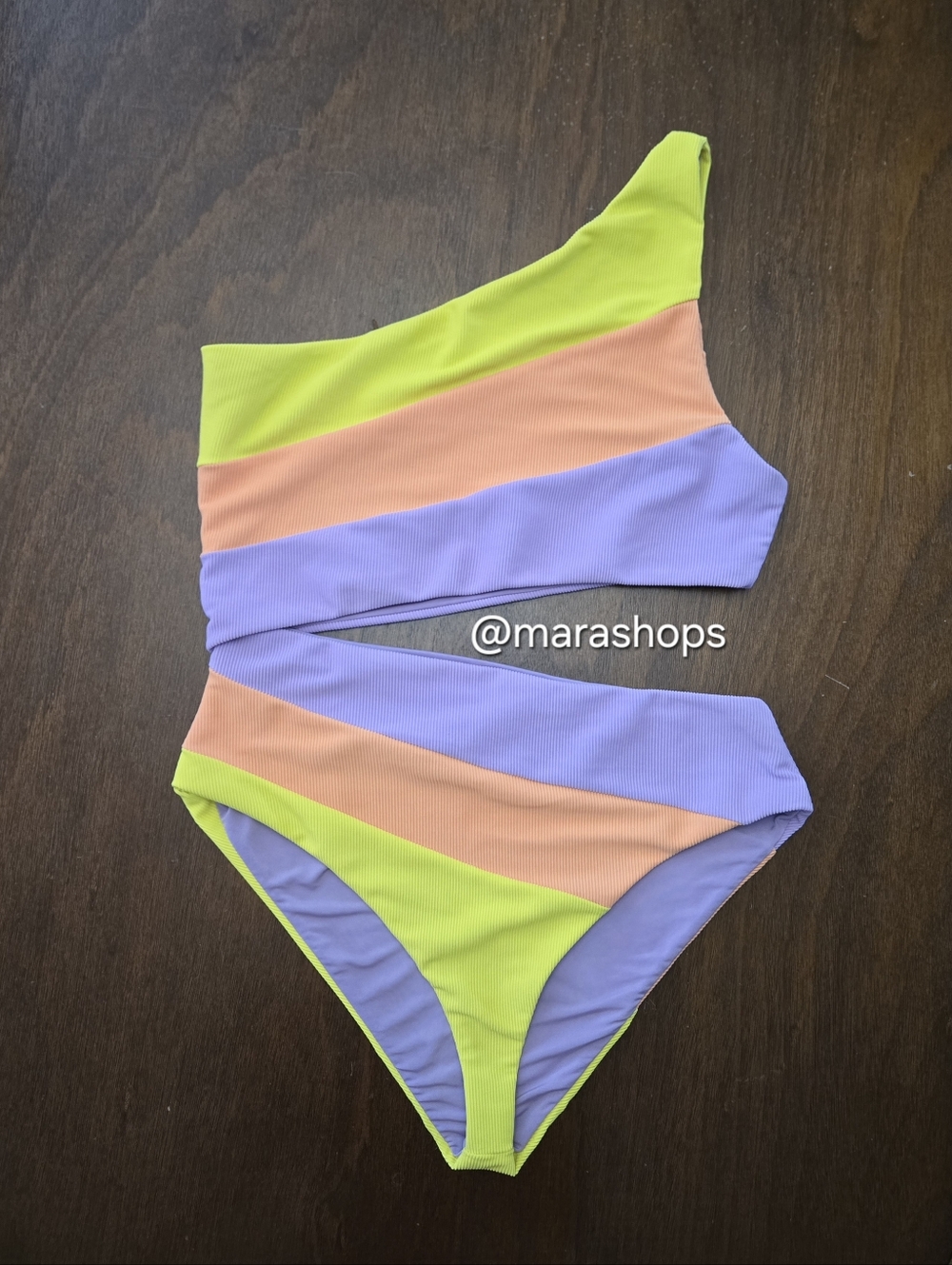 Beach Riot Joyce One Piece Ribbed Cutout Swimsuit - Picture 3 of 7